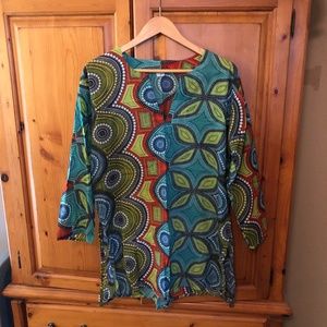 Vibrant multi-colored top